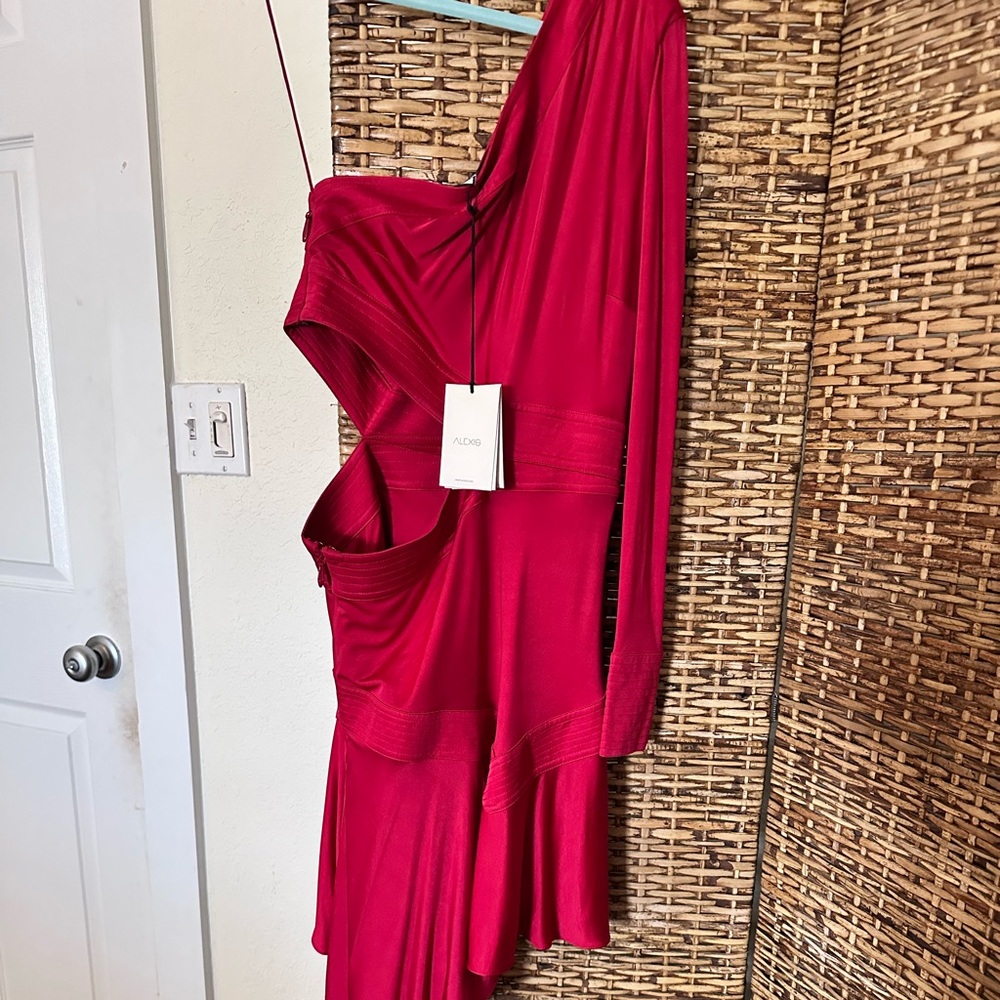 Rocca-Dress in Red-Stunning dress great for summer wedding or night out in town.
